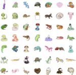BulbaCraft 100Pcs Reptile Stickers, Lizard Stickers for Water Bottle and Laptop - Reptile Party Favors & Decorations, Snake Vinyl Decals, Gifts for Women & Men - Image 4