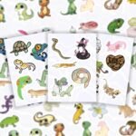 BulbaCraft 100Pcs Reptile Stickers, Lizard Stickers for Water Bottle and Laptop - Reptile Party Favors & Decorations, Snake Vinyl Decals, Gifts for Women & Men - Image 6