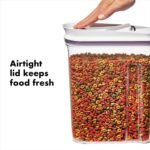 OXO Good Grips Pet Food Dispenser - 4.5 Qt/4.25 L |Ideal for up to 4lbs of Dog Food or 3.5lbs of Cat Food | Airtight Dog and Cat Food Storage Container | BPA Free - Image 5
