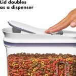 OXO Good Grips Pet Food Dispenser - 4.5 Qt/4.25 L |Ideal for up to 4lbs of Dog Food or 3.5lbs of Cat Food | Airtight Dog and Cat Food Storage Container | BPA Free - Image 6
