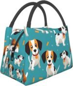 Cartoon Dog Lunch Bag for Women Men Reusable Lunch Tote Bags Insulated Lunch Box Leakproof Lunch Pail Bag Large Capacity Cooler Food Lunch Containers for Work Travel Outdoor - Image 2