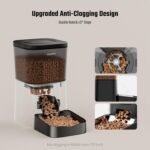Automatic Cat Feeder- 4L Timed Cat Food Dispenser 1-6 Meals Control for Cat and Small Dog- Auto Pet Feeder with Desiccant Bag Keep Fresh for Reliable Easy Set Up and Clean- Voice Recorder - Image 5