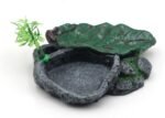 Pet Feeder, Resins Reptiles Water Dishes Antiskid Climb Pet Water Tray Drinking Food Feeders for Tortoises and Lizards Drinking - Image 6