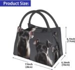 Cute schnauzer dog Lunch Bag for Women Men Reusable Lunch Tote Bags Insulated Lunch Box Leakproof Lunch Pail Bag Large Capacity Cooler Food Lunch Containers for Work Travel Outdoor - Image 8