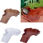 Pet Feeder, Detachable Reptiles Water Bowl for Turtles with Steps Designing Durability Easy to Assemble for Indoor or Outdoor Use - Image 6