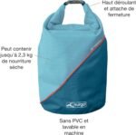 Kurgo Kibble Carrier for Dogs, Dog Food Travel Bag, Pet Travel Food Storage Container, Dog Accessories for Camping, BPA Free, Foldable, Holds 5 Pounds, Coastal Blue - Image 4
