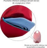 Kurgo Kibble Carrier for Dogs, Dog Food Travel Bag, Pet Travel Food Storage Container, Dog Accessories for Camping, BPA Free, Foldable, Holds 5 Pounds, Coastal Blue - Image 6