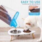 2lb 2.5L Pet Food Storage Container with Measuring Cup BPA Free for Small Dog, Cat, Bird (Pink) - Image 5