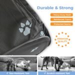 2-in-1 Dog Playpen 58''Pop Up Cat Pet Playpen, Assembly-Free Indoor Outdoor Kitten Enclosure, Breathable Cat Cage Portable Puppy Tent Crates Kennel for Small Animals(No Divider, Unified Space) - Image 4