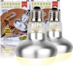 Basking Light for Reptiles, 2-Pack 100W Upgraded Intense Basking Spot, Reptile Heat Bulb Light, UVA Heat Lamp Bulbs for Bearded Dragon Turtle Chicken - Image 2