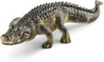 Schleich Wild Life Realistic Alligator Figurine with Movable Jaw - Detailed Alligator Toy Figure, Durable for Education and Fun Play, Perfect for Boys and Girls, Gift for Kids Ages 3+ - Image 2