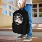 Snake Reptile Flowers Travel Backpack Carry On Backpack Laptop Backpack Casual Work Bag for Hiking Business - Image 6