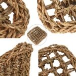 Turtle Tank Accessories, Reptiles Hammock Bearded Dragon Hammock Natural Seagrasses Habitat Cushions for Lizards Snake Turtles - Image 4