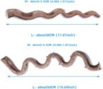 Turtle Tank Accessories, Reptiles Habitats Decoration Terrariums Natural Rattan Climbing Branch Resting Shelter Vine for Snake Bearded Dragon - Image 10