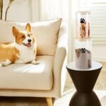 Glass Dog Treat Jars Set of 2,135oz+68oz Round Dog Cat Food Container with Bamboo Lids,Airtight Cat Treat Jar, Puppy Food Cookie Jar-Keep Fresh Crispy - Image 7