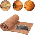 Turtle Tank Accessories, Fiber Terrarium Mat Bedding for Your Reptiles Pet's Habitat Supplies Soft Mat Liner for Reptiles - Image 3