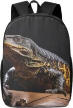 Reptile Monitor Lizard Backpack Waterproof Carry On Shoulder Backpacks Lightweight Travel Casual Daypacks Laptop Bag For Women Men - Image 2