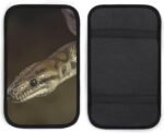 Snake Reptile Waterproof Car Armrest Box Pad Fashion Car Center Console Cover Universal Arm Rest Cushion - Image 2