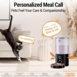 5L Automatic Cat Feeder with Sealed Outlet: 5G WiFi Automatic Dog Feeder with APP Control, Auto Cat Food Dispenser with Voice Recording for Pets, Detachable for Easy Clean - 21 Cup - Image 7