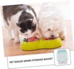 1pc Moisture Pet Food Storage Bucket Sealed Dog Food Container Window Design and Versatile for Cats and Dogs Keeps Fresh and Secure - Image 3