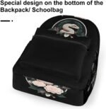 Snake Reptile Flowers Backpack Travel Laptop Backpack Carry on Backpack Work Business Backpack for Adult - Image 7