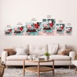 3dRose Museum Grade Canvas Wrap - Macro photograph of a box turtle shell. Stamp City - animal print - reptile - Image 5