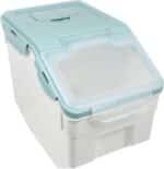 1pc Moisture Pet Food Storage Bucket Sealed Dog Food Container Window Design and Versatile for Cats and Dogs Keeps Fresh and Secure - Image 2