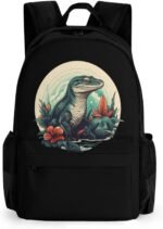 Wild Reptile Lizard Animal Travel Backpack Carry On Backpack Laptop Backpack Casual Work Bag for Hiking Business - Image 2