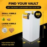 Gamma2 Vittles Vault Pet Food Storage Containers - Sealed Dog and Cat Food Storage Container, Fits up to 80lbs, Made in the USA - [14"L x 28"H] - Image 3