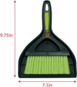 Pine-Sol Mini Dustpan and Brush Set | Nesting Snap-On Design | Portable, Compact Dust Pan and Hand Broom for Cleaning, Green & Dustpan and Brush Set | Nesting Snap-On Design - Image 5