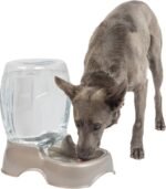 Petmate Pet Cafe Cat and Dog Water Dispenser - Water Bowl for Cats and Dogs, USA Made, 3 GAL, Pearl Tan - Image 3