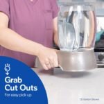 Petmate Pet Cafe Cat and Dog Water Dispenser - Water Bowl for Cats and Dogs, USA Made, 3 GAL, Pearl Tan - Image 7