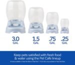 Petmate Pet Cafe Cat and Dog Water Dispenser - Water Bowl for Cats and Dogs, USA Made, 3 GAL, Pearl Tan - Image 9