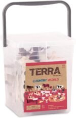Terra by Battat – Farm Animal Figurines & Accessories – 60 Pieces Toy Animal Bucket for Kids – Cows, Pigs, Horses, Cats & More – Realistic Farm Playset – Country World Toys 3+ Years - Image 5