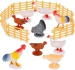 Terra by Battat – Farm Animal Figurines & Accessories – 60 Pieces Toy Animal Bucket for Kids – Cows, Pigs, Horses, Cats & More – Realistic Farm Playset – Country World Toys 3+ Years - Image 6