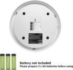 Amazon Basics Automatic Pet Feeder, Electronic Timed Dog and Cat Food Dispenser, 6 Portions, Plastic, Black, 12" X 12" X 2.3" - Image 4