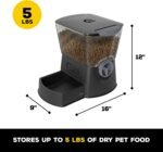 Gamma2 Nano Click, Dog Feeder & Cat Feeder 5lb Capacity for Cat Food or Dog Food Storage - Image 3