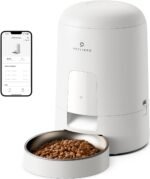 PETLIBRO Automatic Cat Feeder, WiFi Automatic Cat Food Dispenser Rechargeable Battery-Operated with 30-Day Life, AIR Pet Feeder for Cat & Dog, Timed Cat Feeder 1-6 Meals Control, 2L Auto Cat Feeder - Image 2